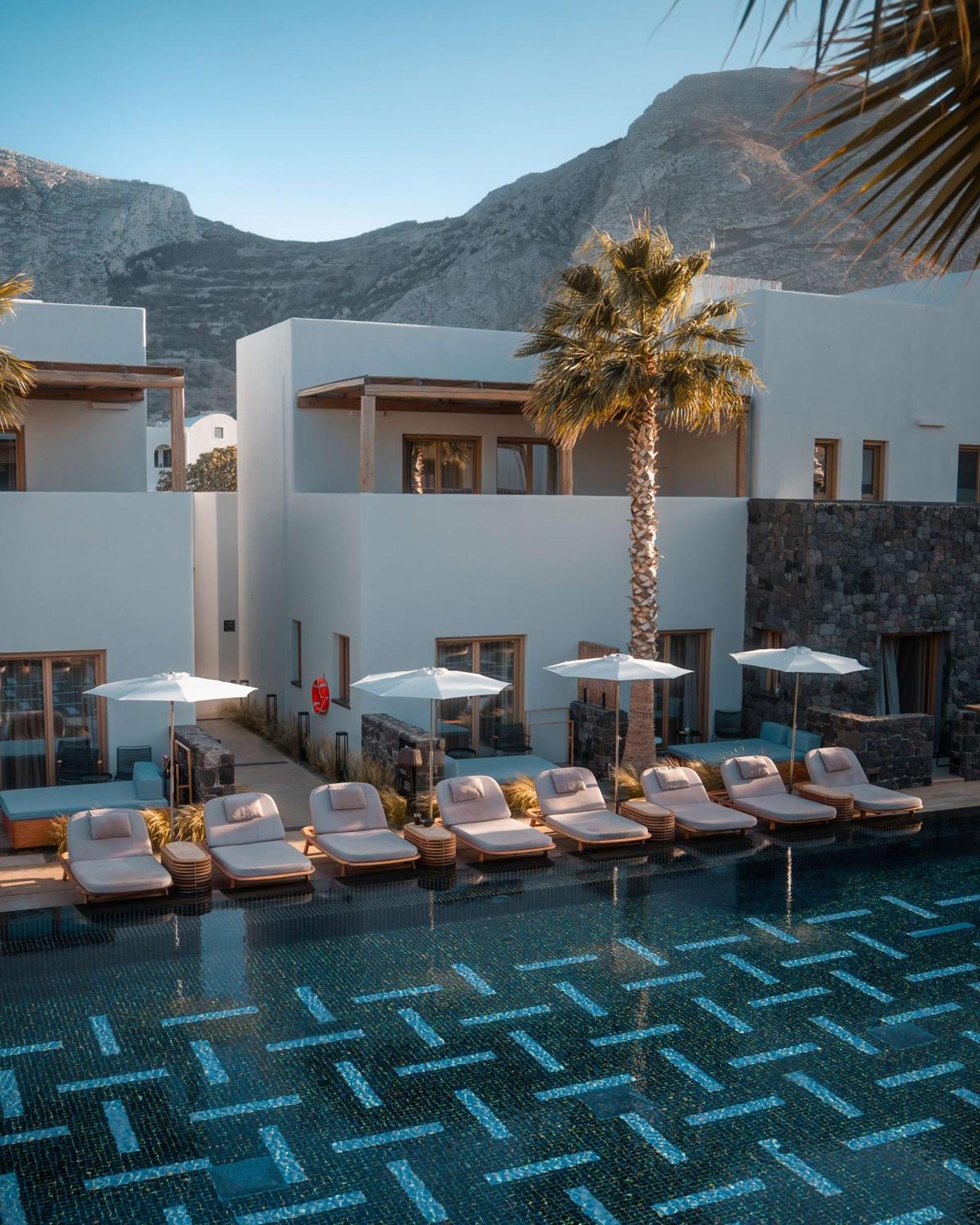 Radisson Blu Zaffron Resort, Santorini (Adults Only) Kamari  Bagian luar foto